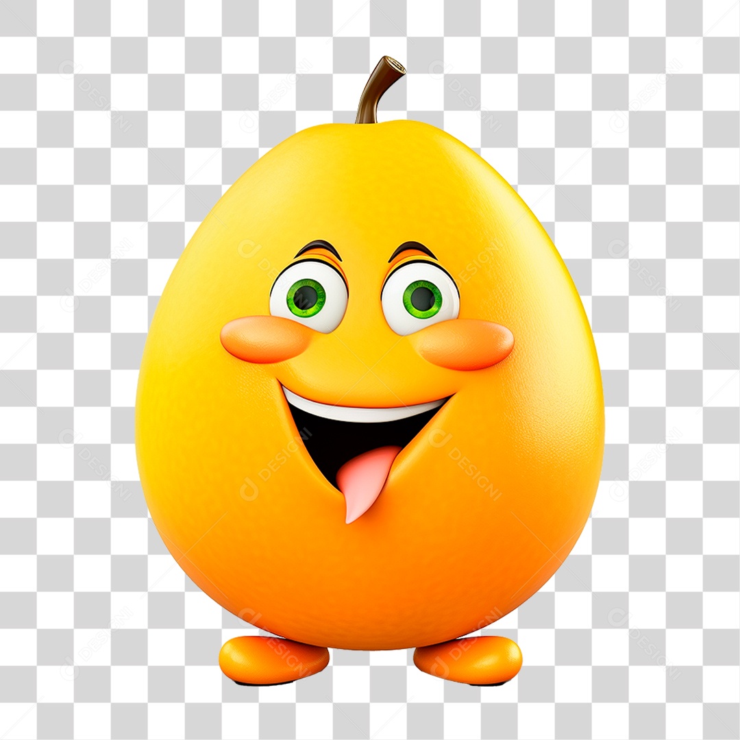 Mascote Manga PNG Transparente