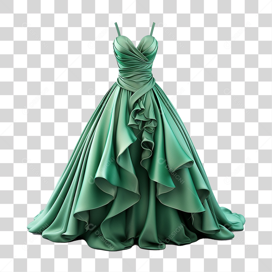 Vestido de Princesa Roupas Fantasias PNG Transparente