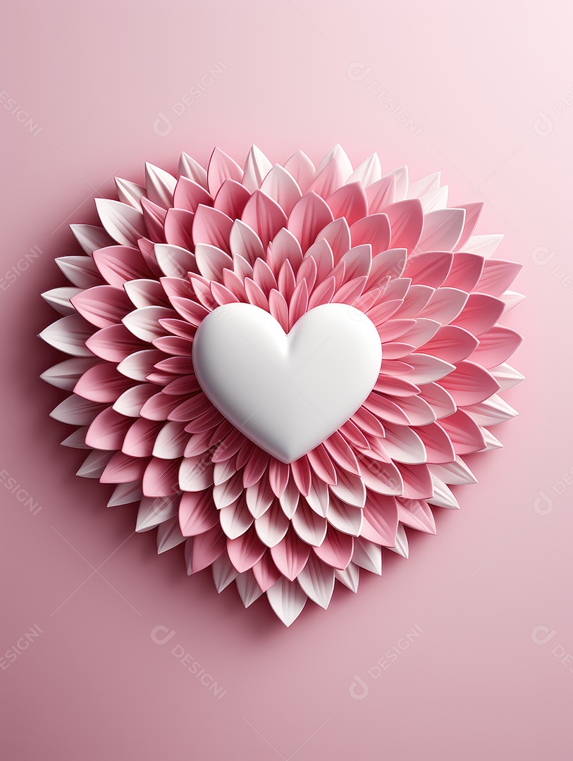 Feliz conceito de dia dos namorados com fundo de estilo de corte de papel em várias camadas. Fundo com corações cortados em papel.