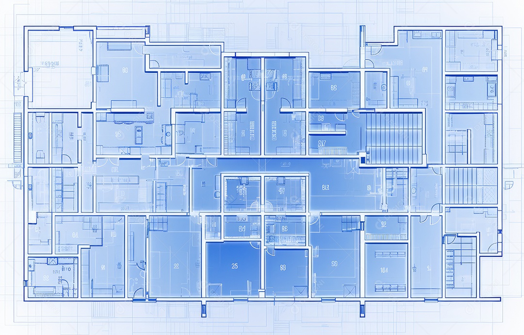 Moradia que constrói desenho técnico arquitetônico detalhado, modelo