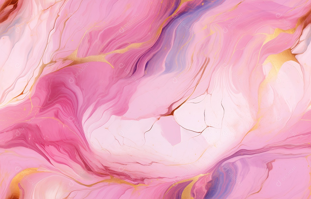 Textura de mármore cristal ônix rosa com cores geladas, fundo de pedra de quartzo polido