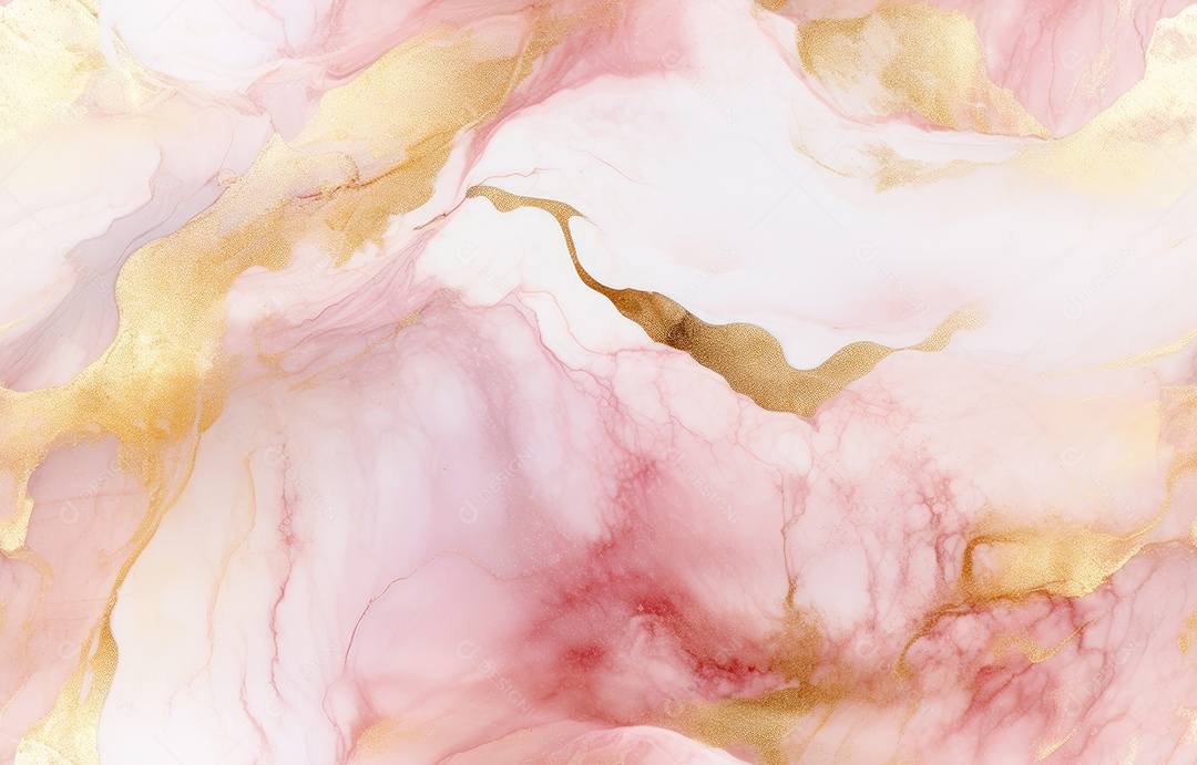 Pintura de arte fluida abstrata de luxo em técnica de tinta alcoólica, mistura de tintas coloridas, cinza e douradas.