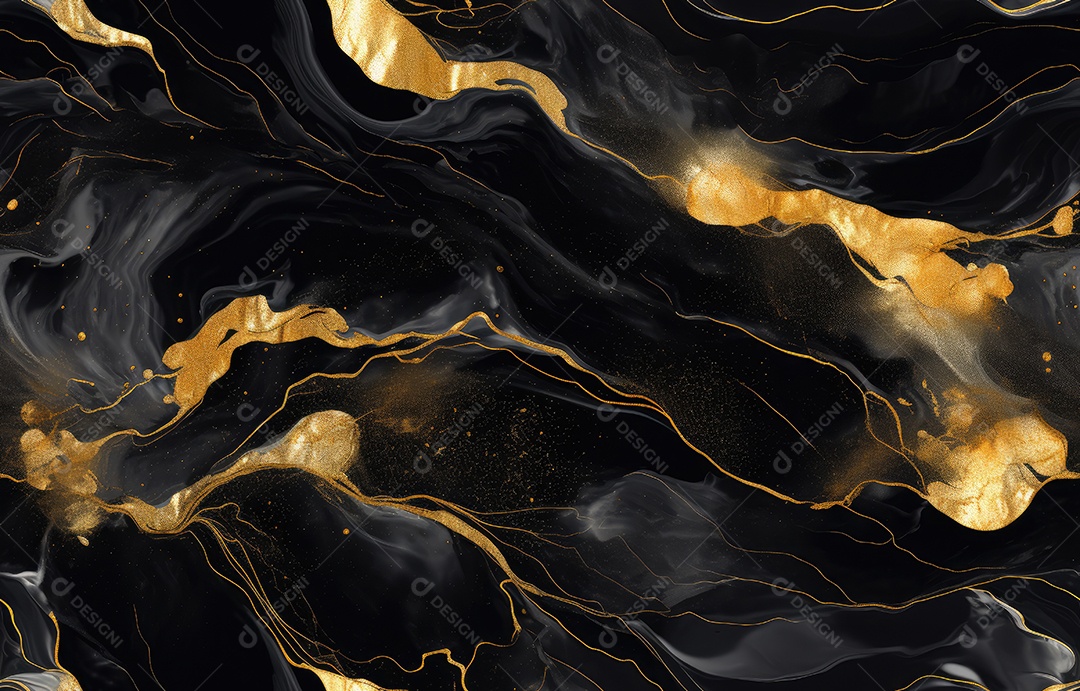 Texturizado do fundo de mármore preto. Ouro e branco estampado natural de textura de mármore cinza escuro.