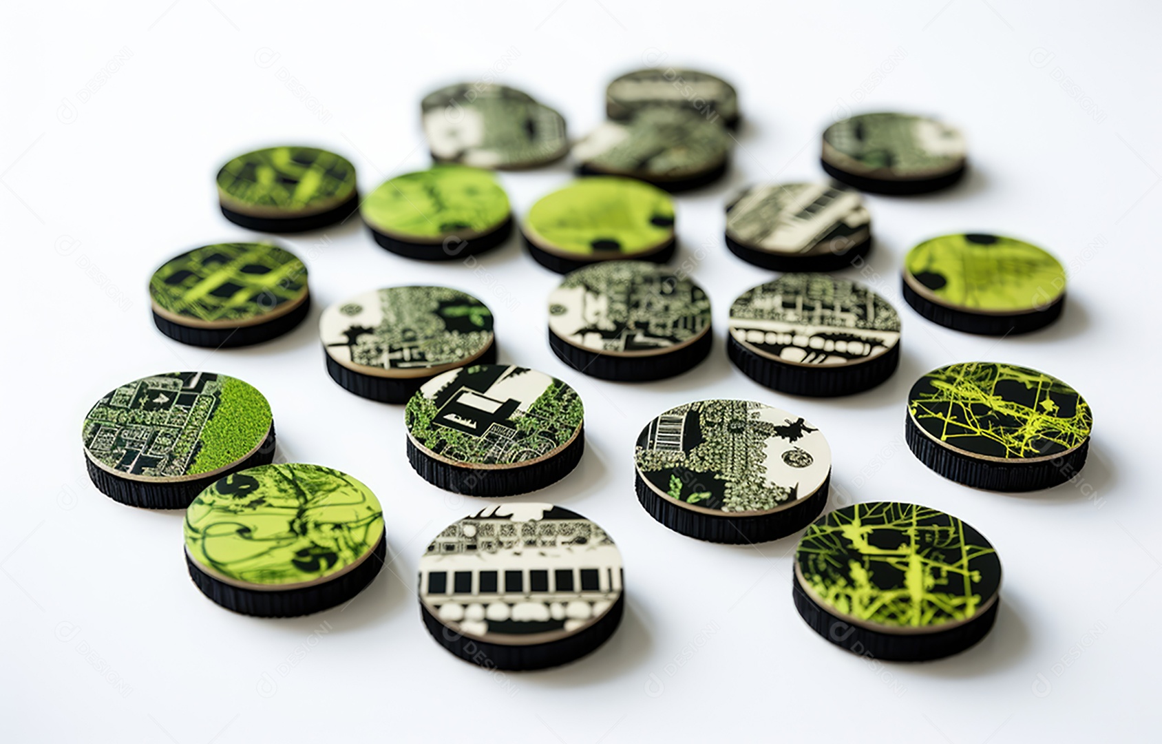 O globo verde com ícones de economia circular, economia para o crescimento futuro dos negócios e meio ambiente sustentável