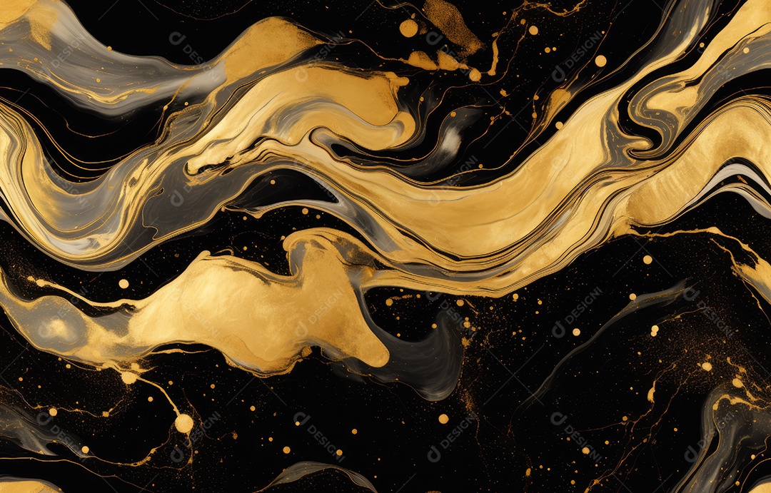 Texturizado do fundo de mármore preto. Ouro e branco estampado natural de textura de mármore cinza escuro.