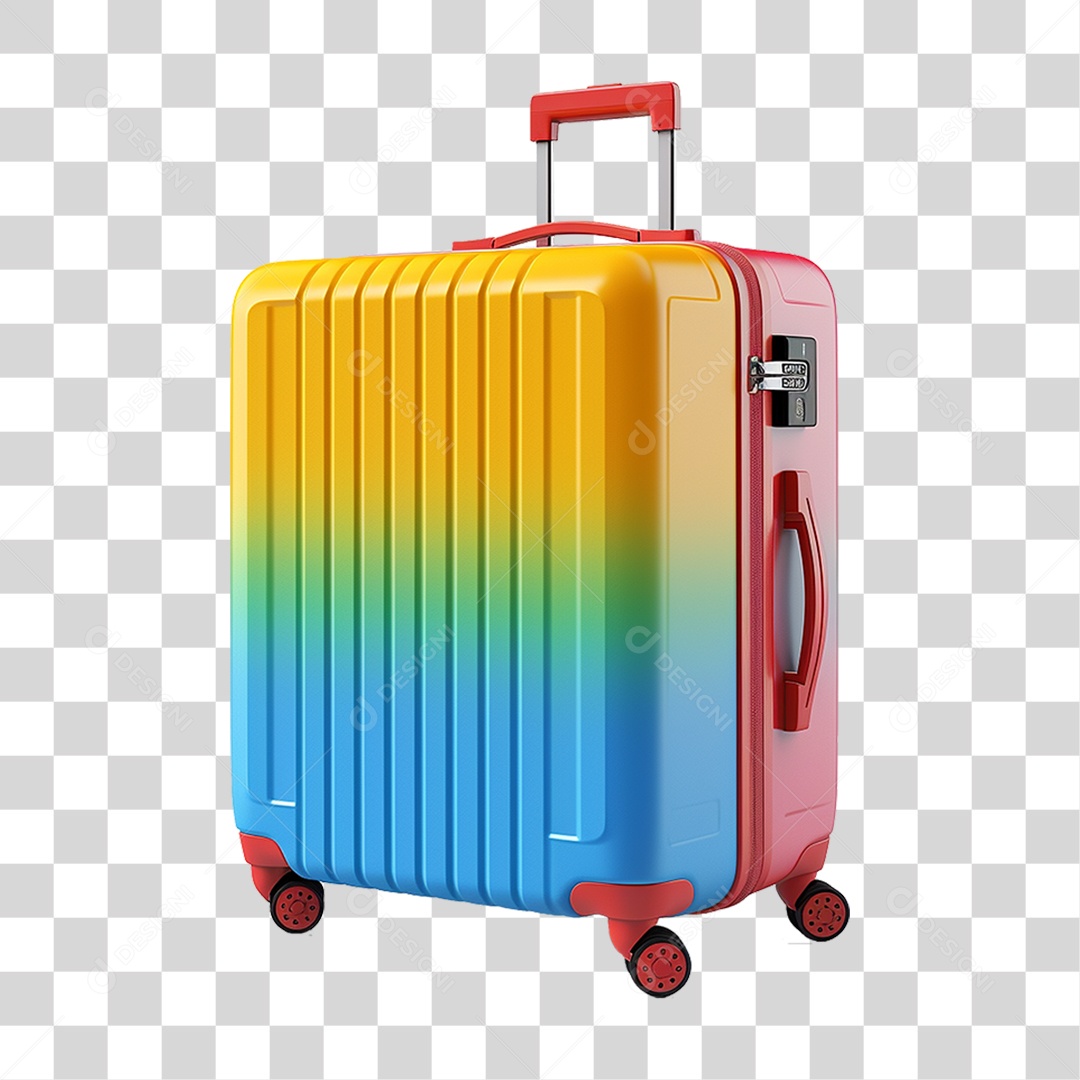 Maleta Mala de Viagem PNG Transparente