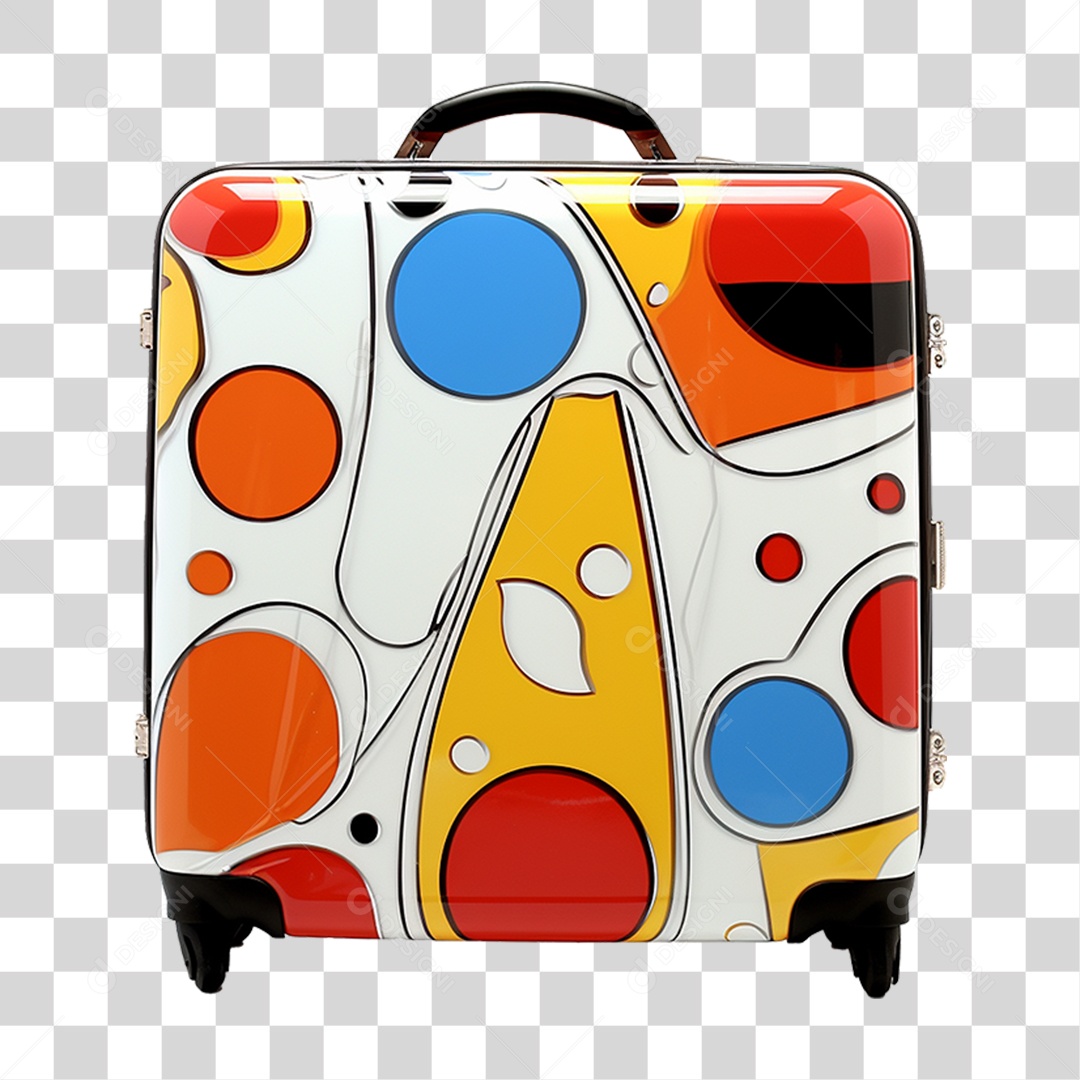 Maleta Mala de Viagem PNG Transparente