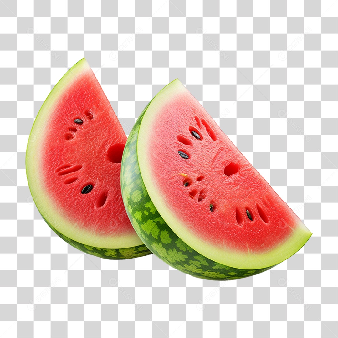 Fatia de Melancia PNG Transparente