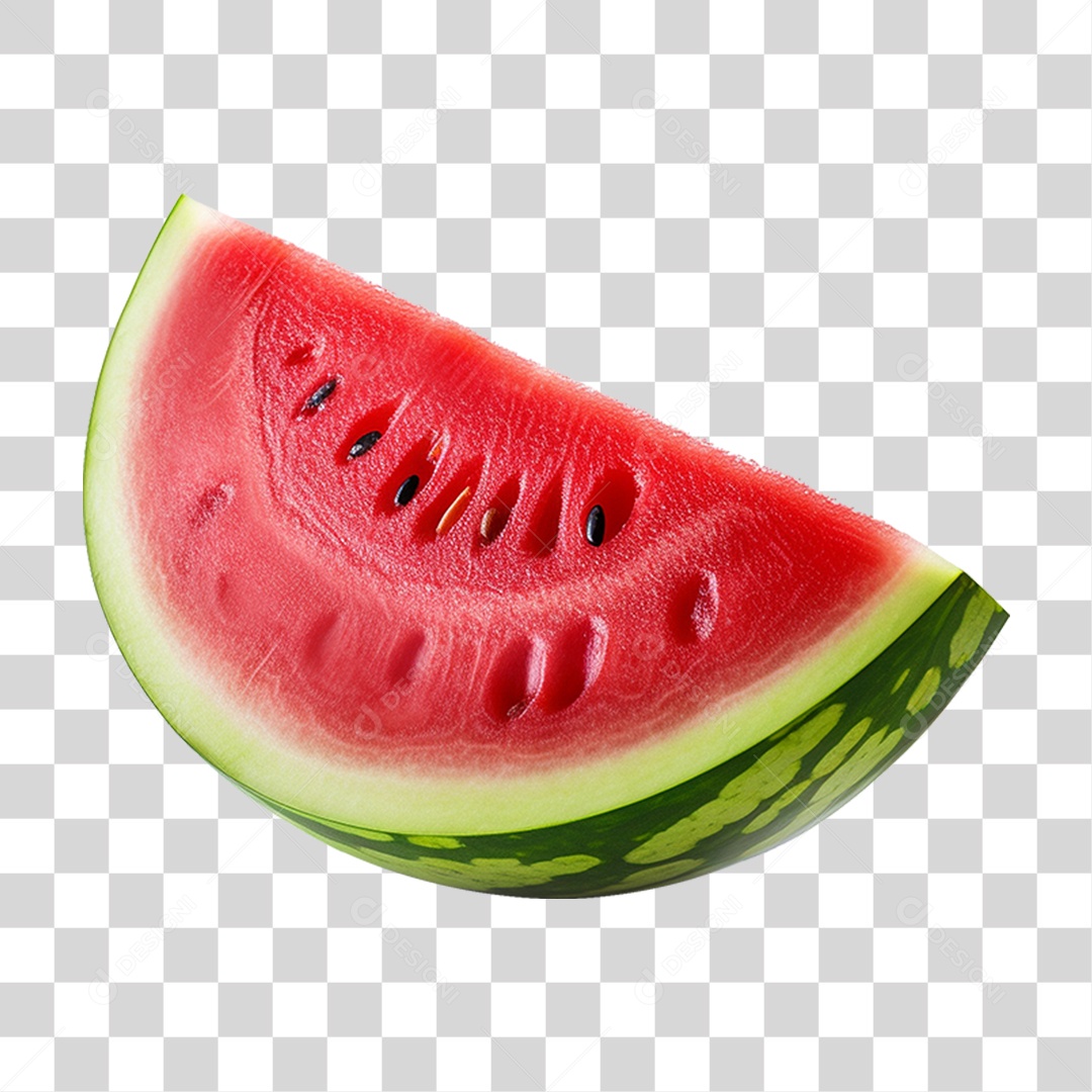 Fatia de Melancia PNG Transparente