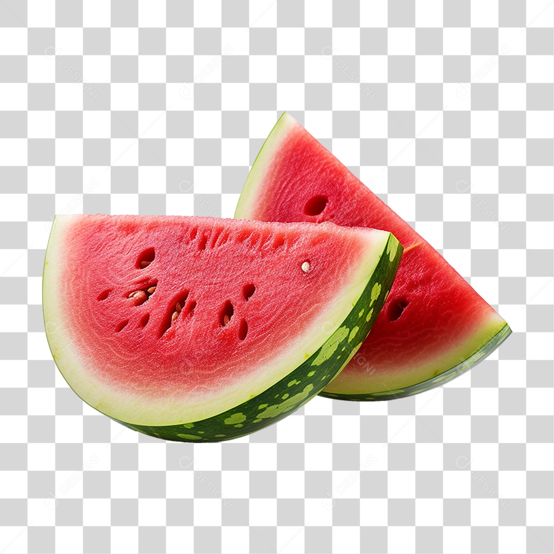 Fatia de Melancia PNG Transparente