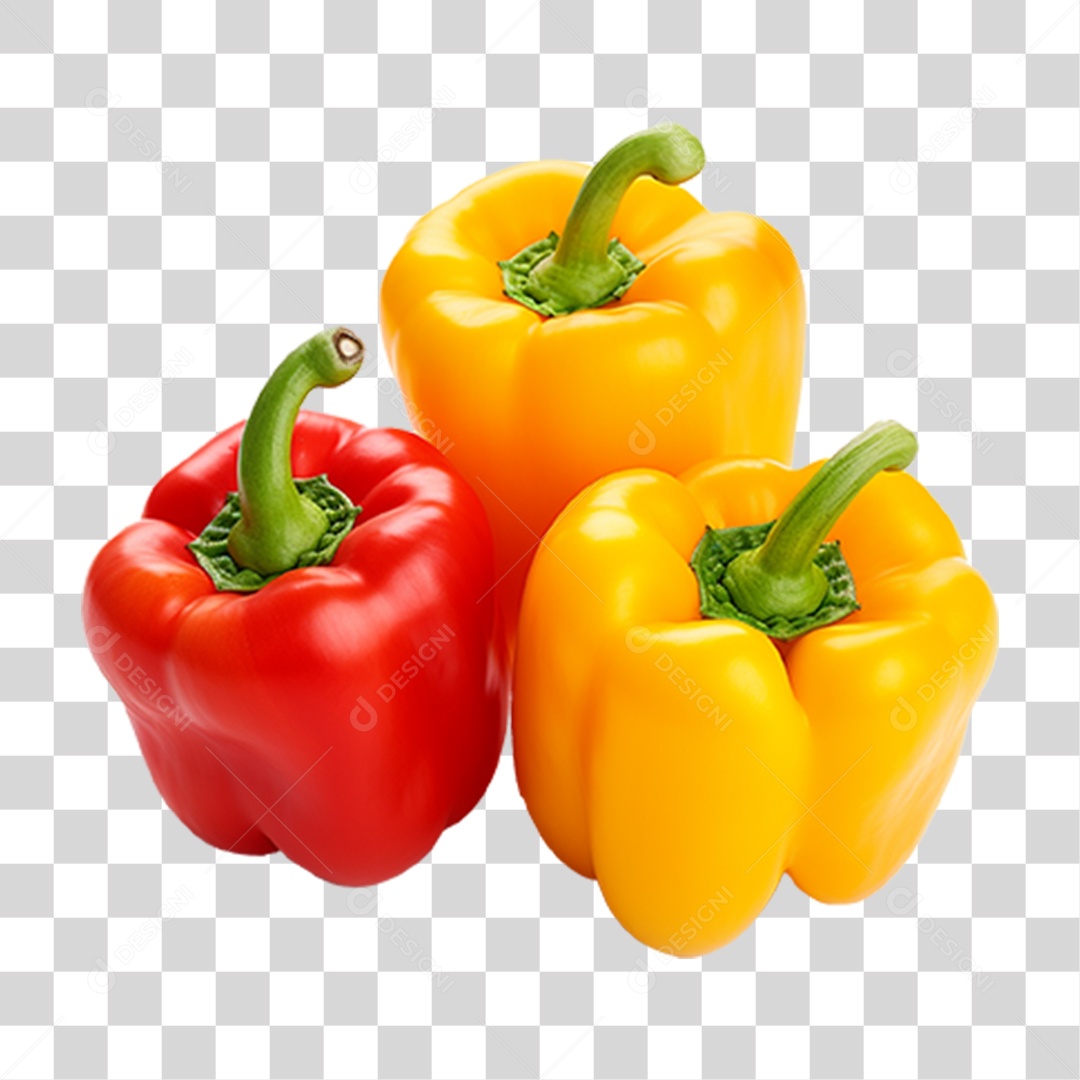 Pimentão Frutas PNG Transparente