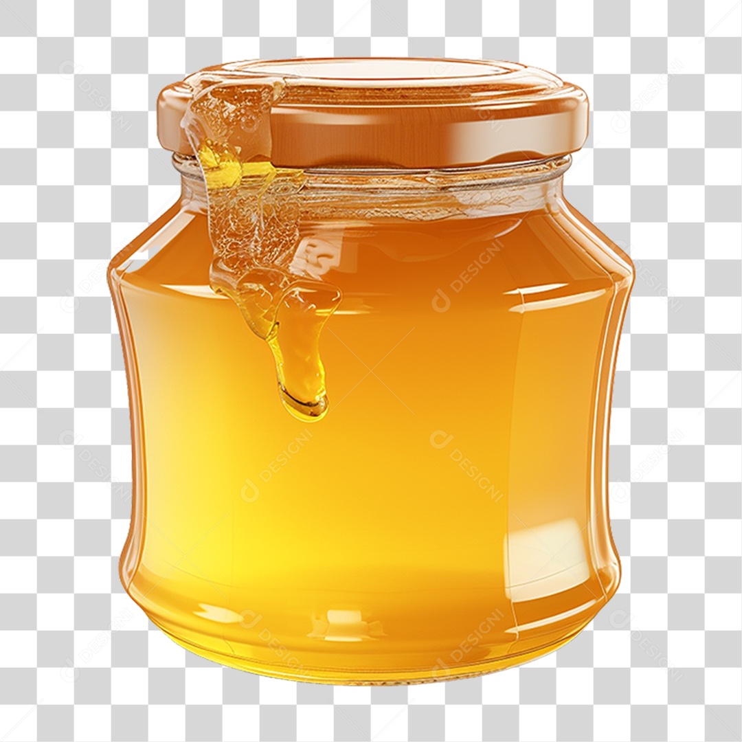 Pote de Mel PNG Transparente