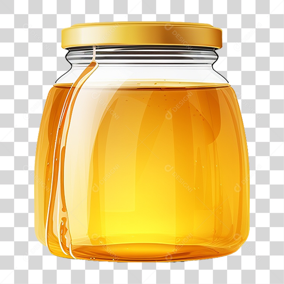 Pote de Mel PNG Transparente