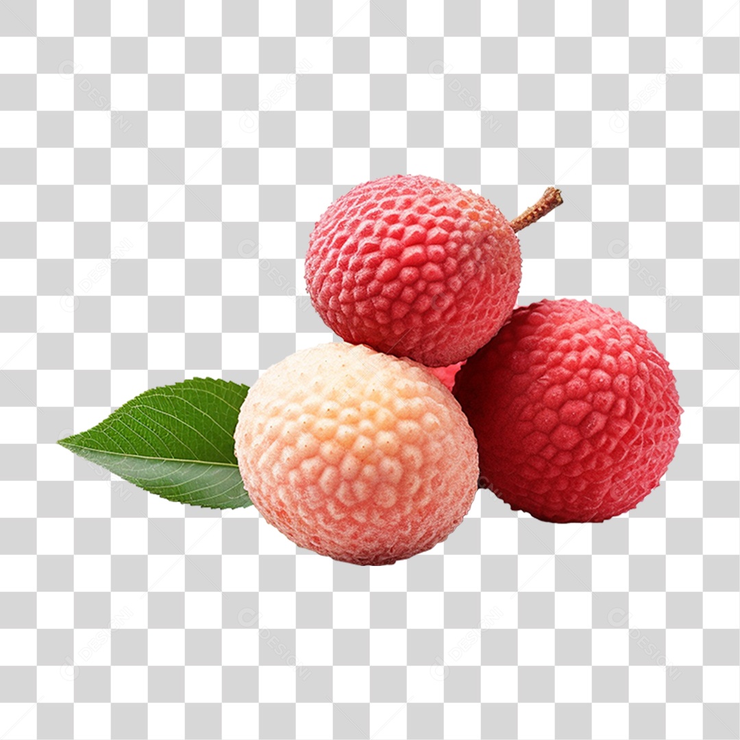 Frutas Lichia PNG Transparente