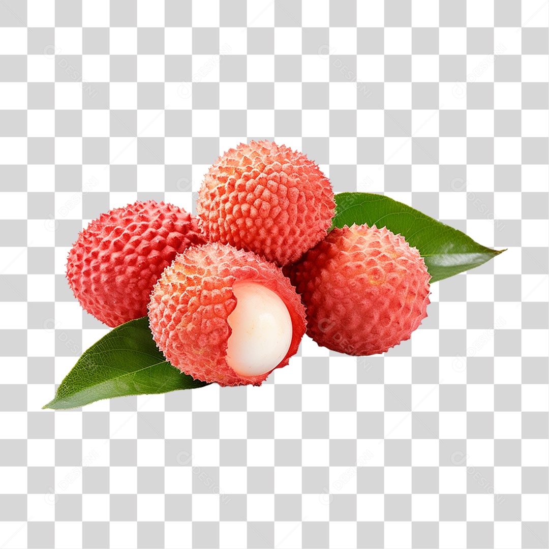 Frutas Lichia PNG Transparente