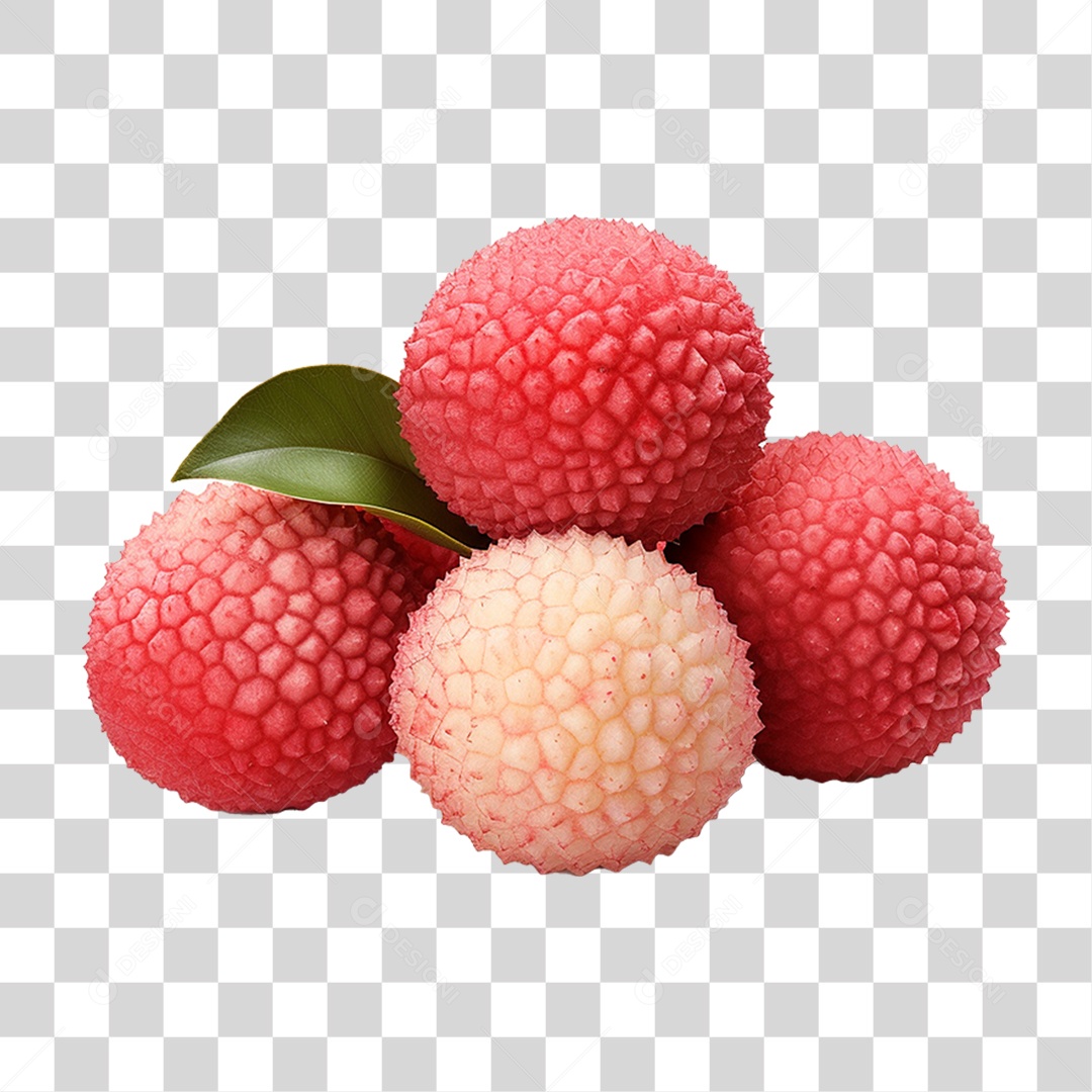 Frutas Lichia PNG Transparente