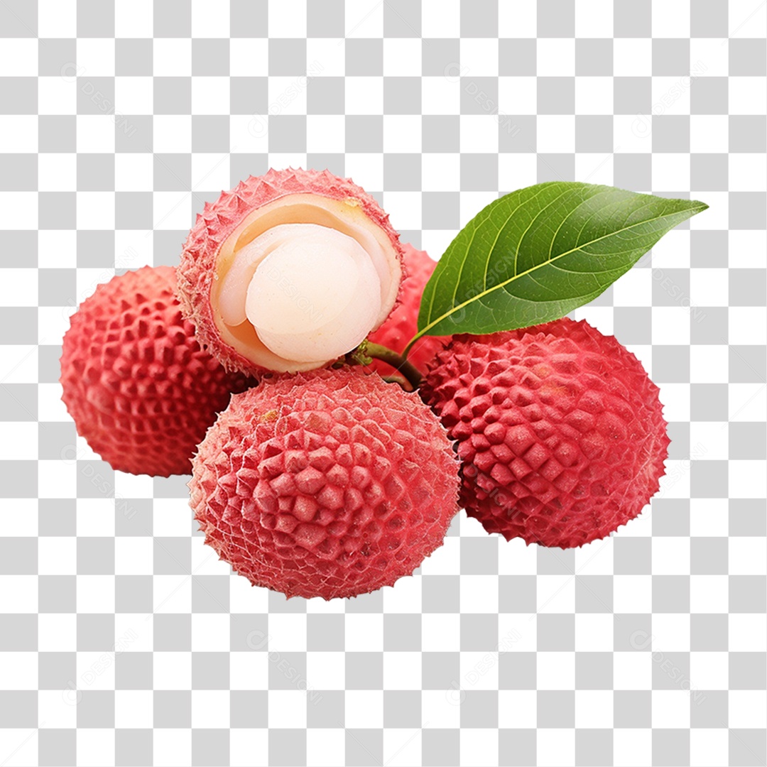 Frutas Lichia PNG Transparente
