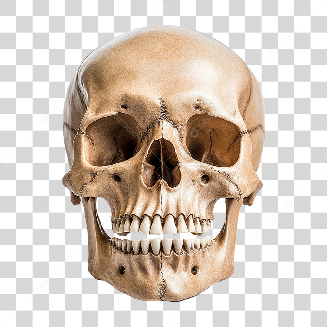 Crânio Humana PNG Transparente