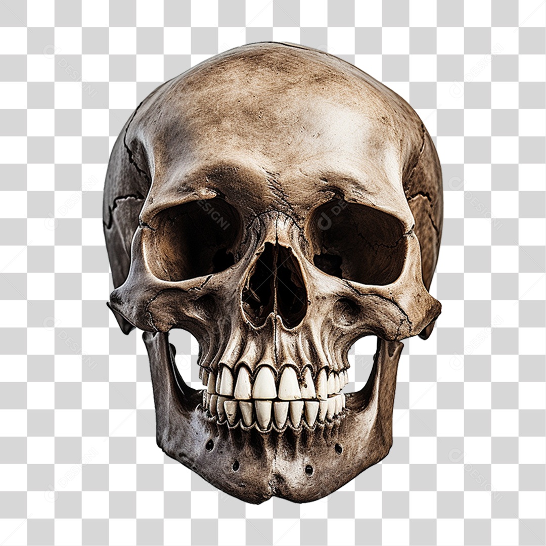 Crânio Humana PNG Transparente
