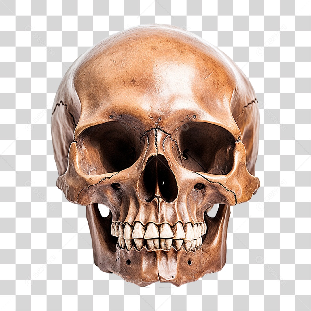 Crânio Humana PNG Transparente