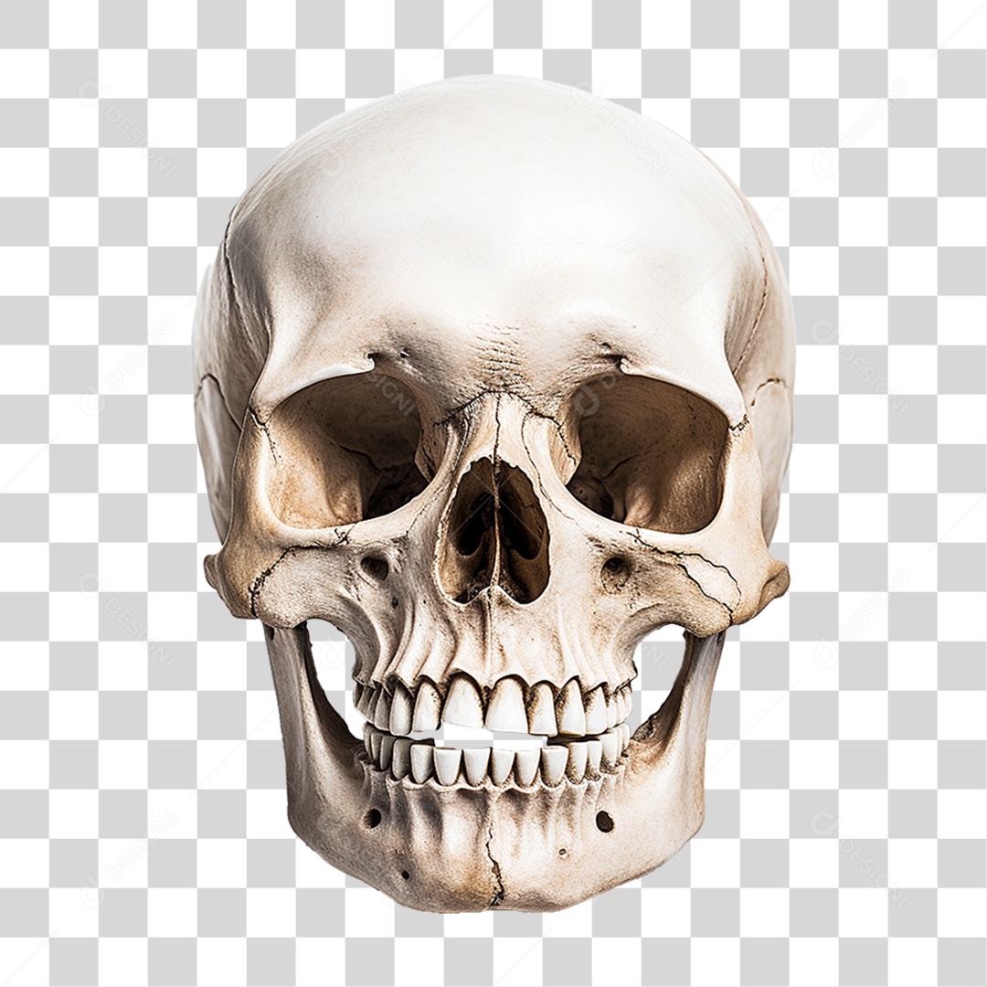 Crânio Humana PNG Transparente