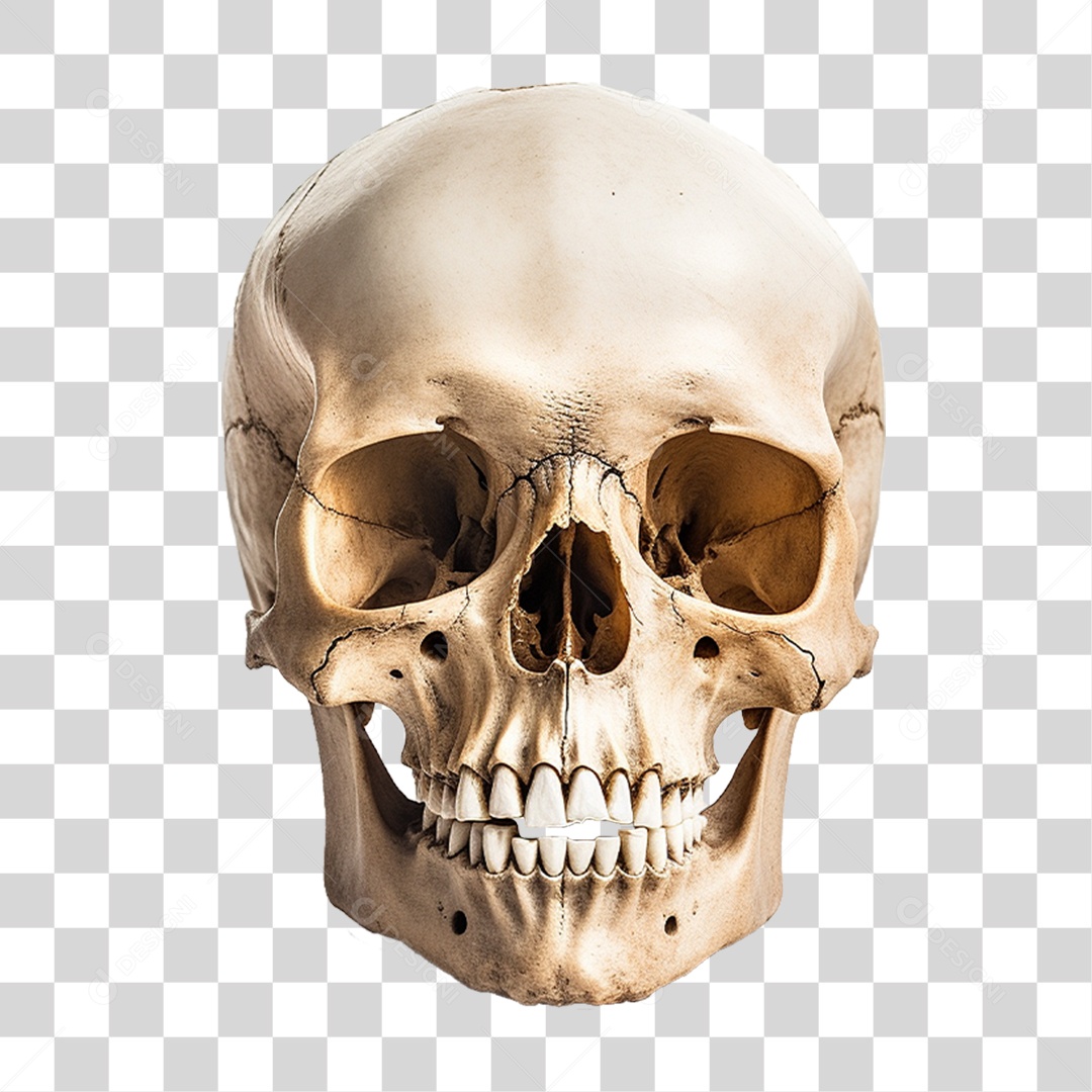 Crânio Humana PNG Transparente
