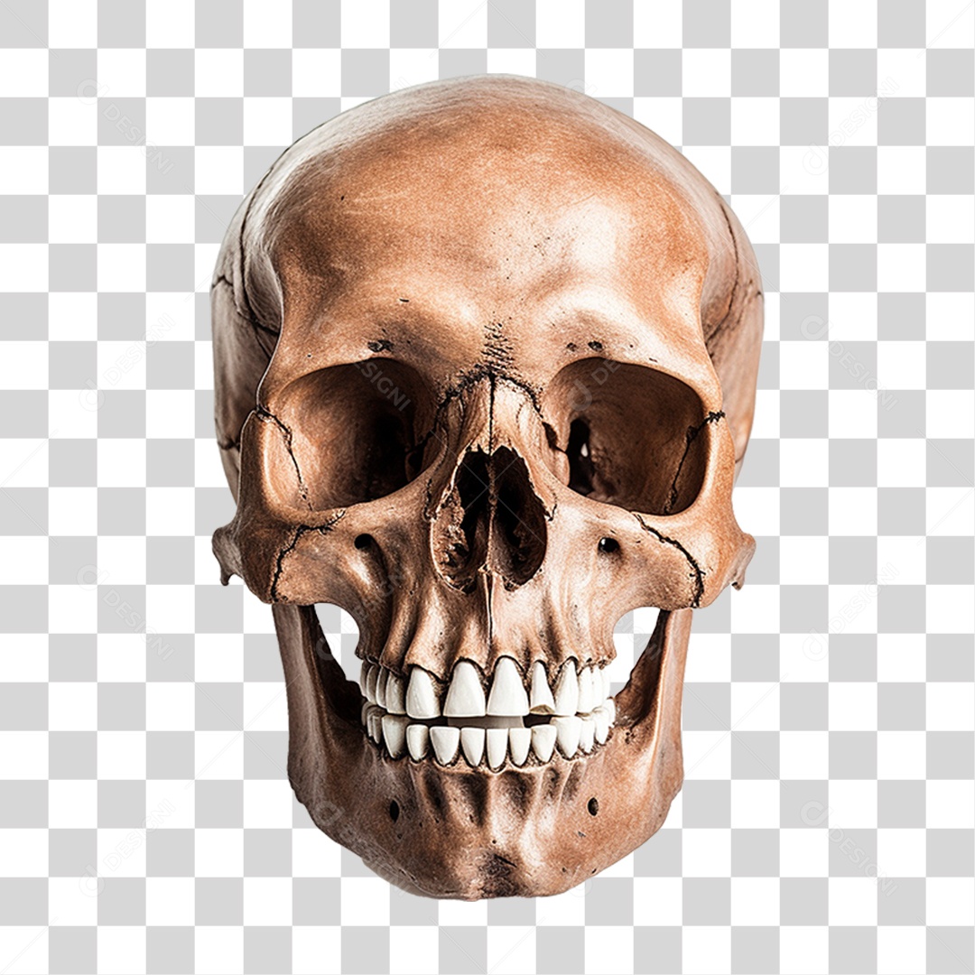 Crânio Humana PNG Transparente