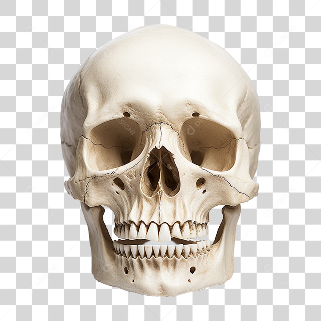 Crânio Humana PNG Transparente