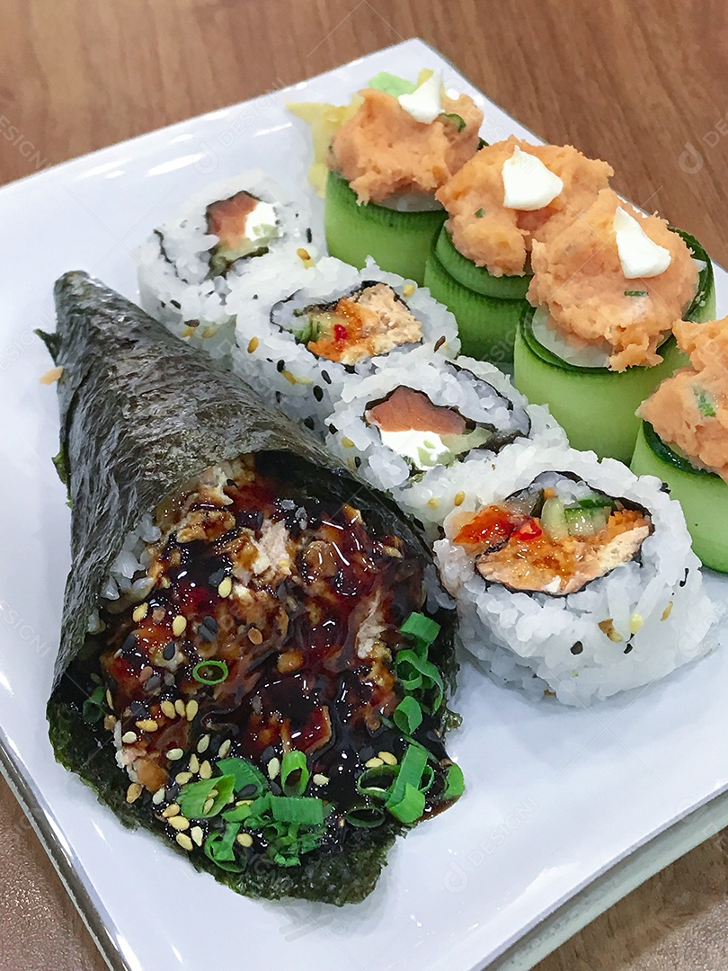 Imagem de conceito de comida de massa japonesa.