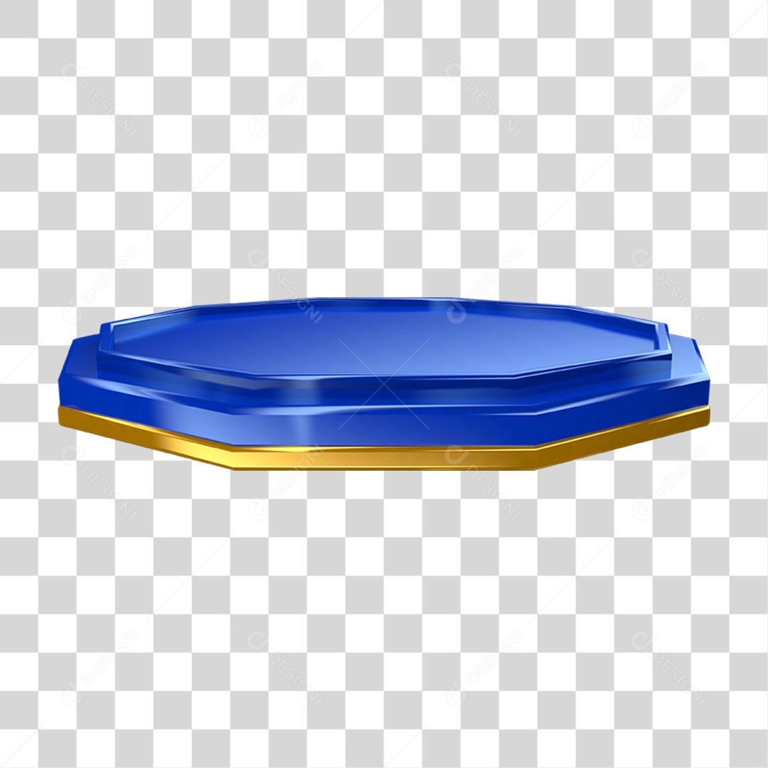 Podium Colorido PNG Transparente