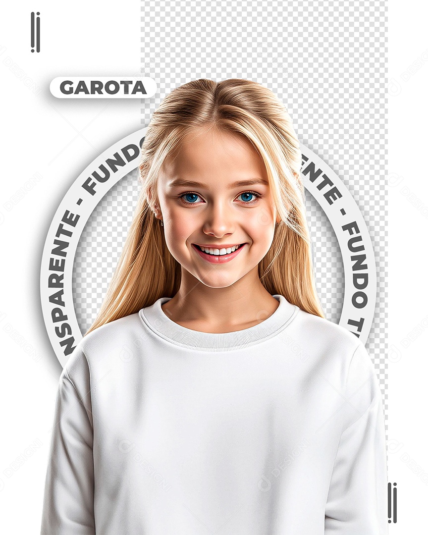 Garota Jovem Vestindo Moleton Branco Conceito de Janeiro Branca