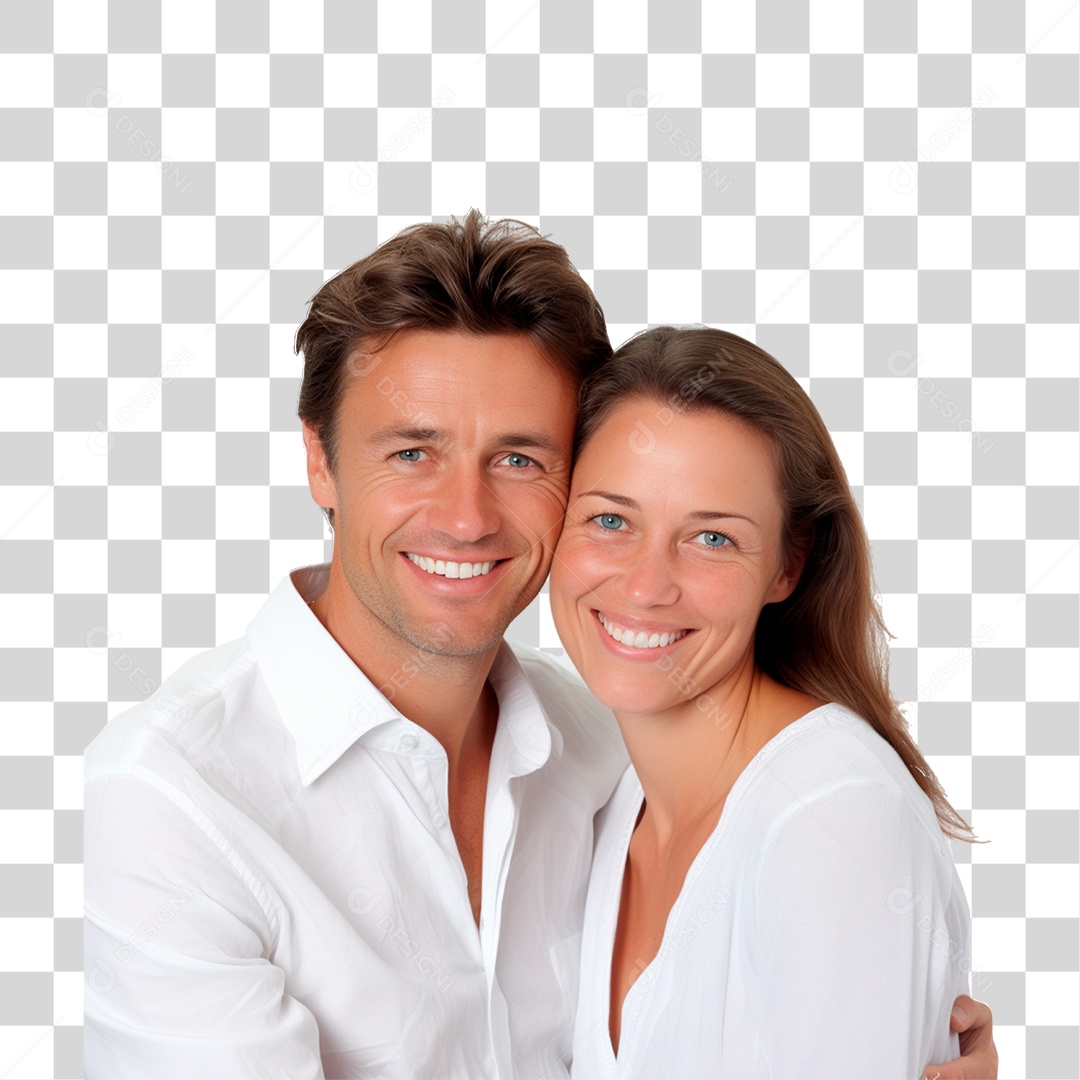 Casal de Namorados PNG Transparente
