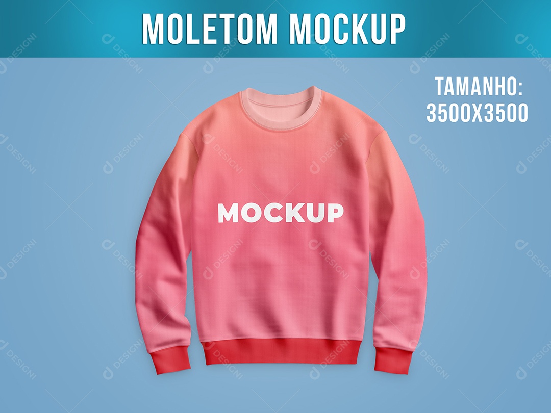Moletom Mockup PSD Editável