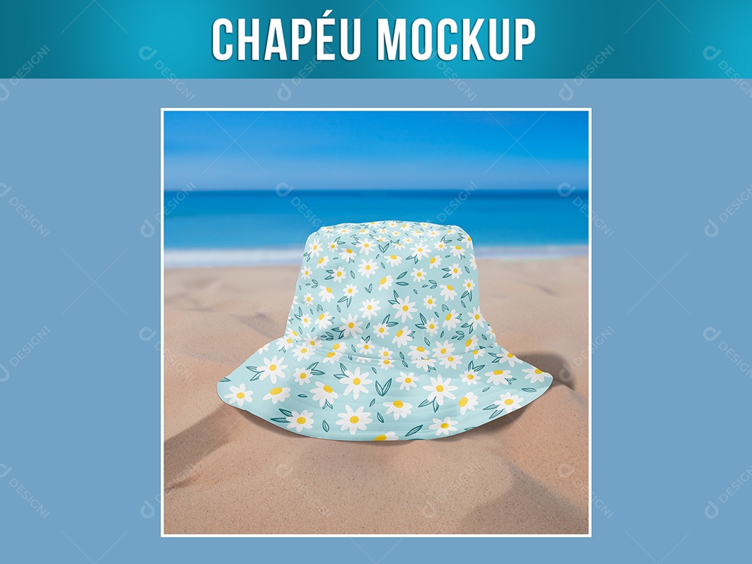Chapéu Mockup PSD Editável