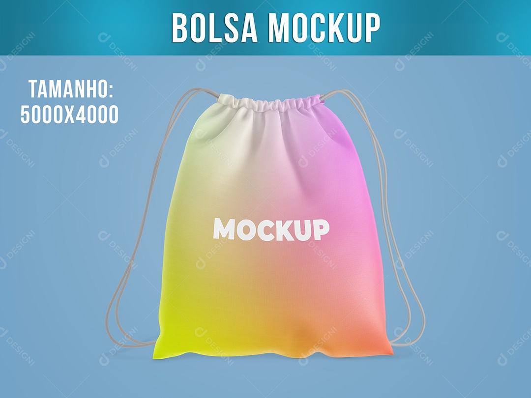 Mockup Bolsa PSD Editável