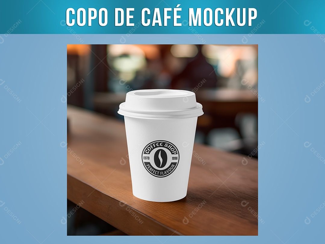 Mockup Copo De Café PSD Editável