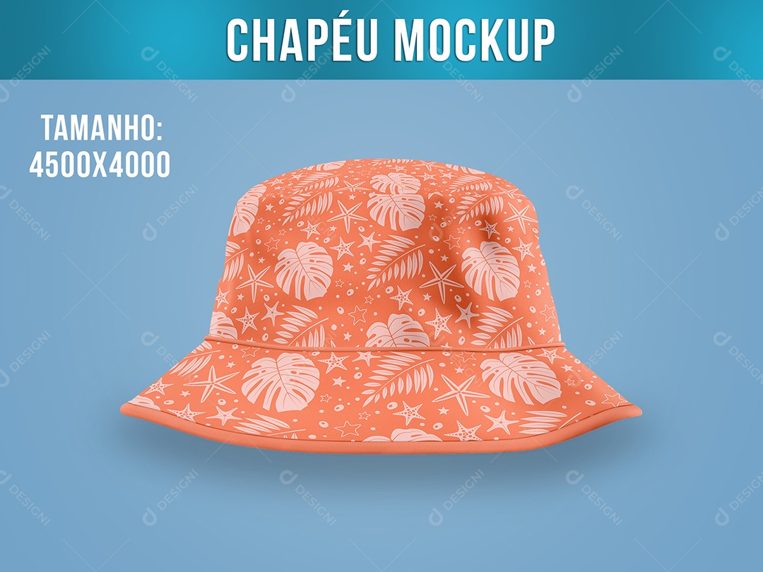 Mockup Chapéu PSD Editável
