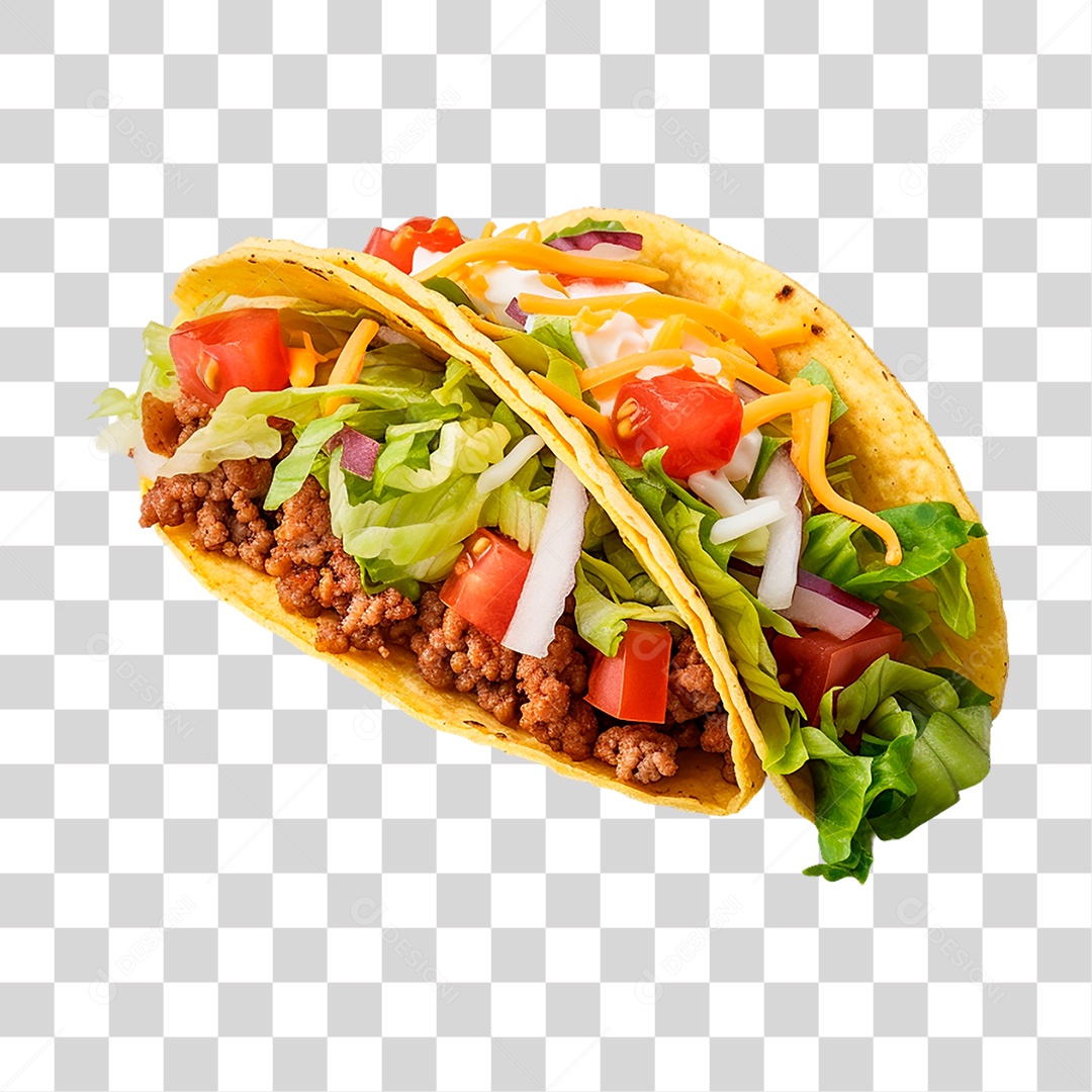 Comida Típica Taco PNG Transparente