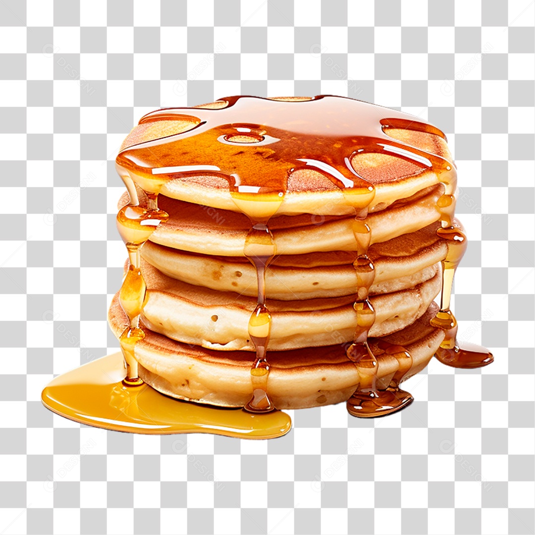 Panquecas Com Mel PNG Transparenete