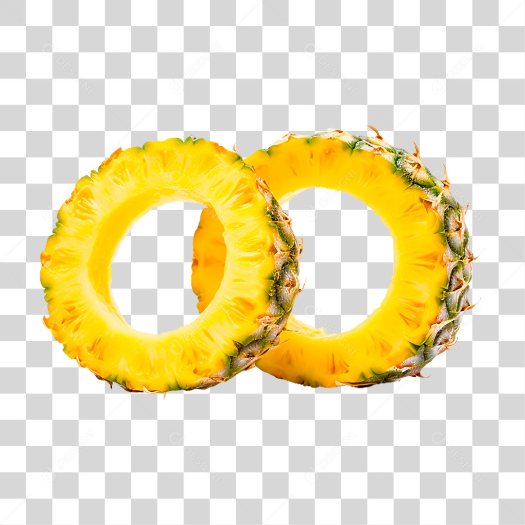 Abacaxi Cortado Em Fatias PNG Trasparente