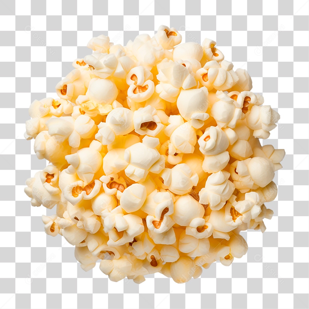 Pipoca de manteiga assada PNG Transparente