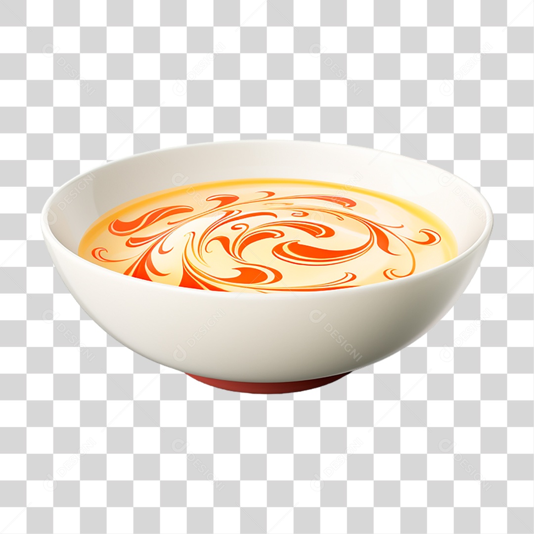 Molho Branco Na Tigela PNG Transparente