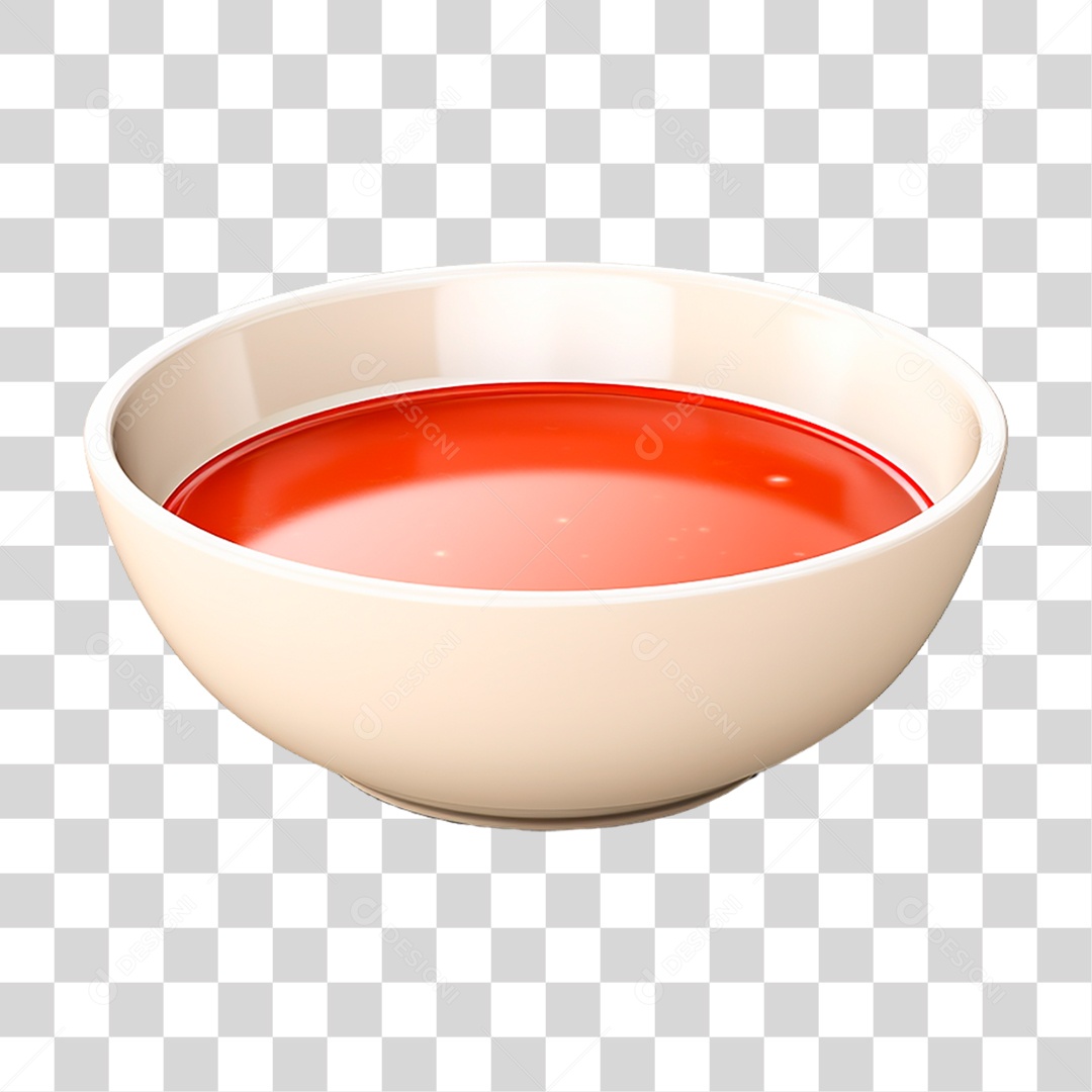 Molho Vermelho Em Tigela PNG Transparente