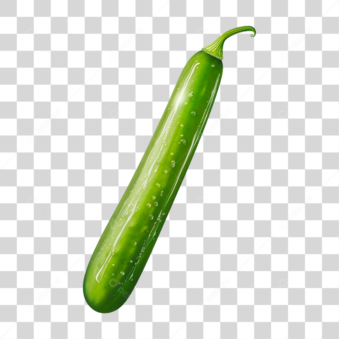 Pepino Fresco Legume PNG Transparente