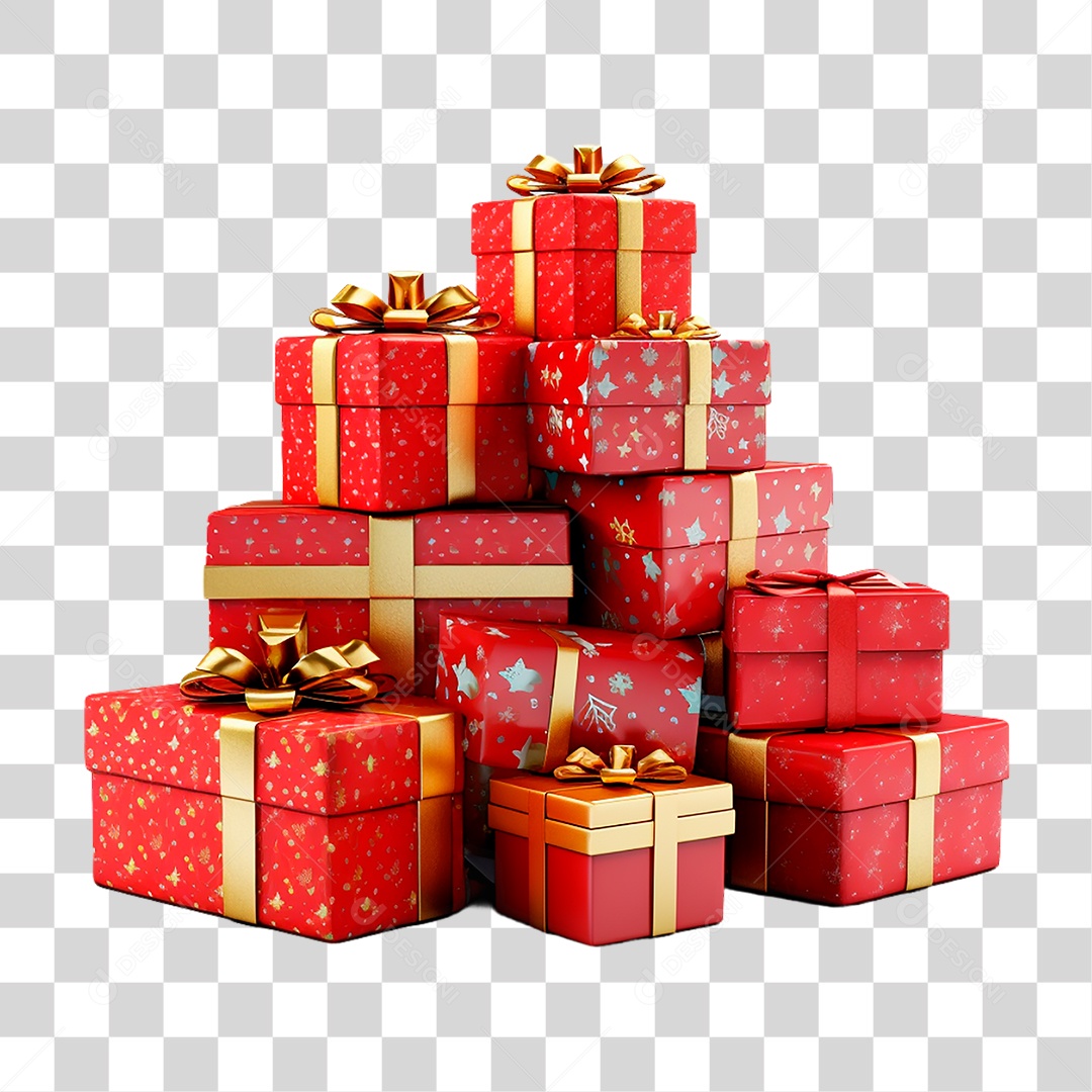 Caixas de Presentes PNG Transparente