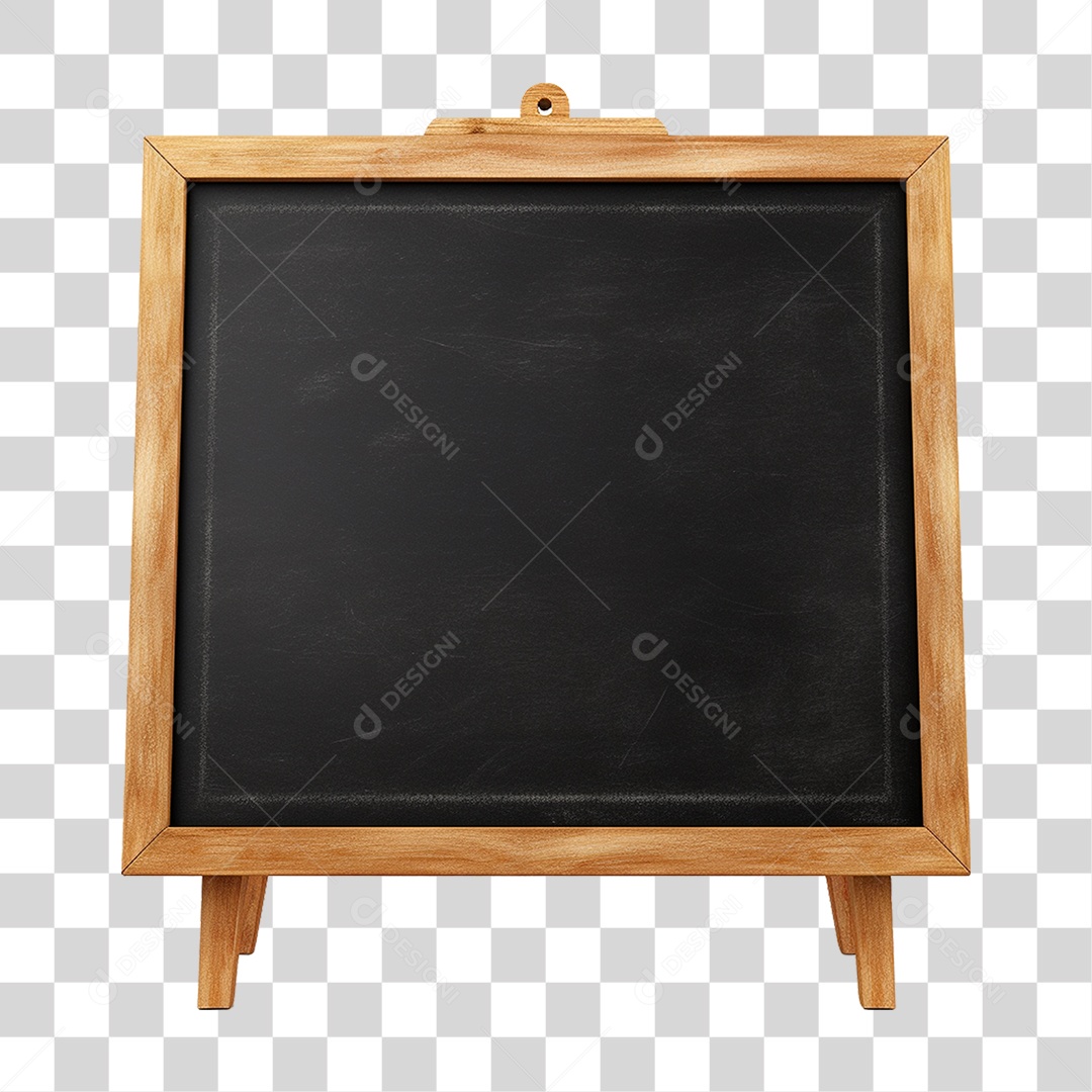 Quadro Negro Escola PNG Transparente