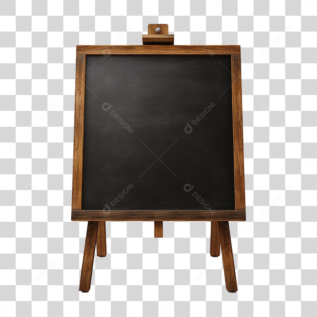 Quadro Negro Escola PNG Transparente