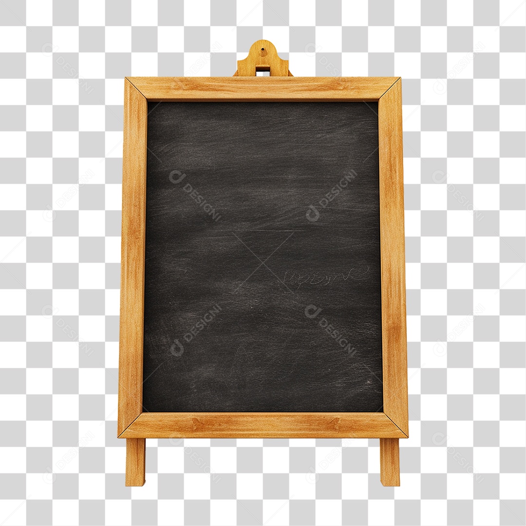 Quadro Negro Escola PNG Transparente