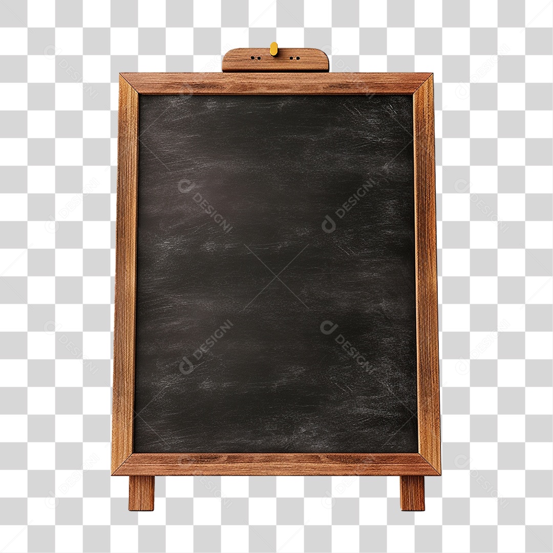 Quadro Negro Escola PNG Transparente