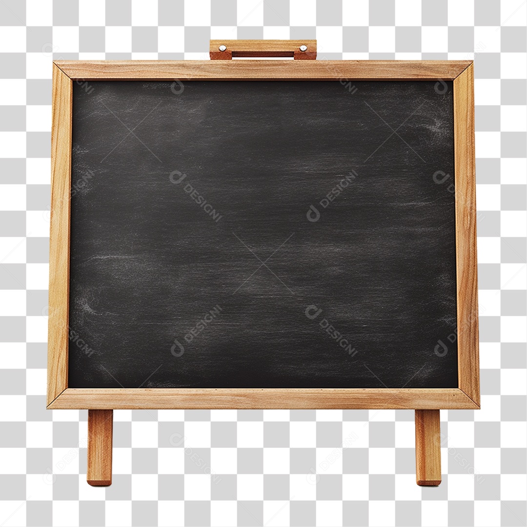 Quadro Negro Escola PNG Transparente